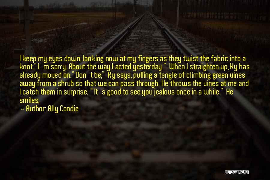 Eyes Looking Down Quotes By Ally Condie