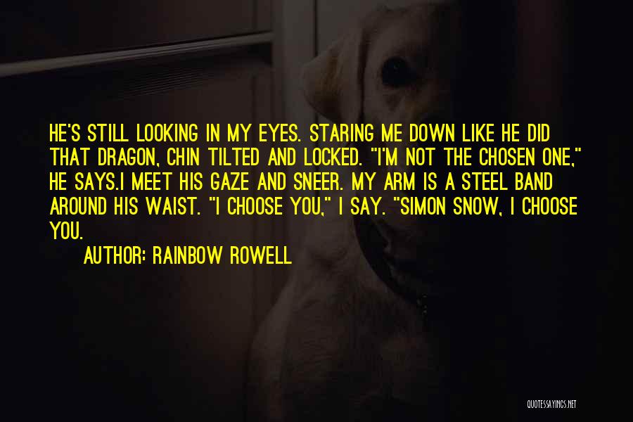 Eyes Looking Down Quotes By Rainbow Rowell