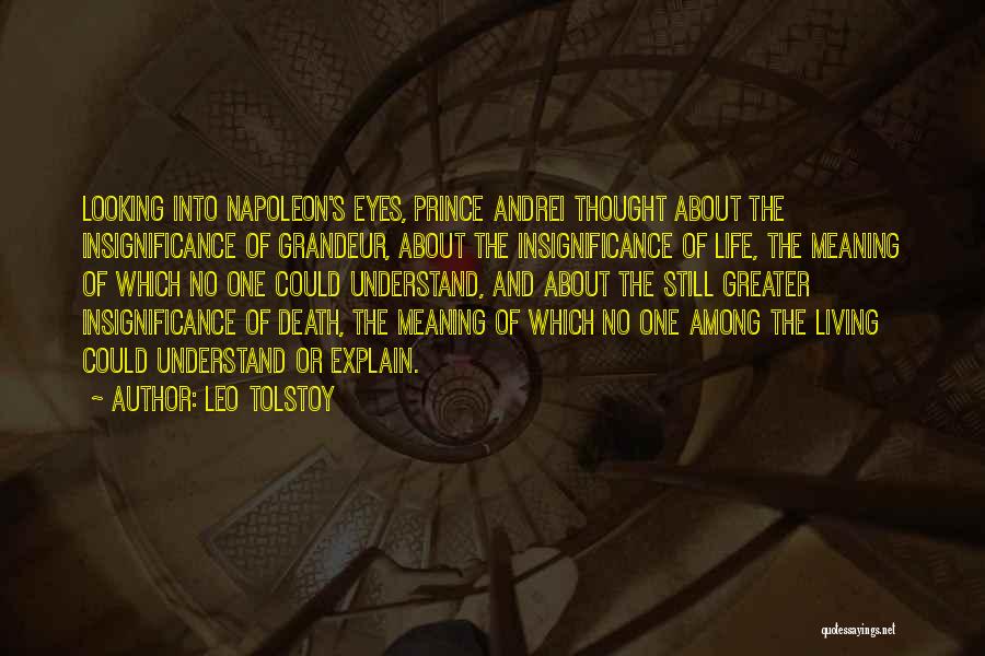 Eyes Meaning Quotes By Leo Tolstoy