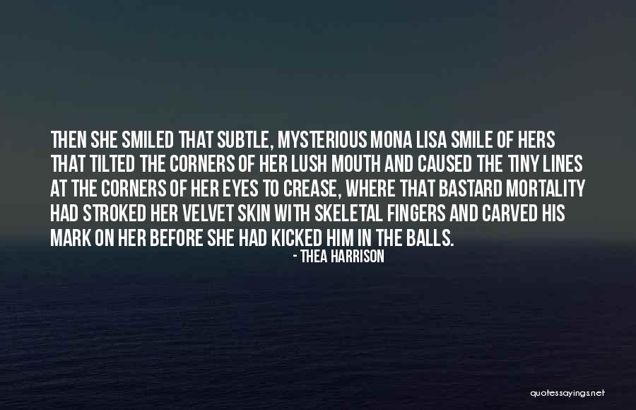 Eyes Mona Lisa Quotes By Thea Harrison Eyes Mona Lisa Quotes By Thea Harrison