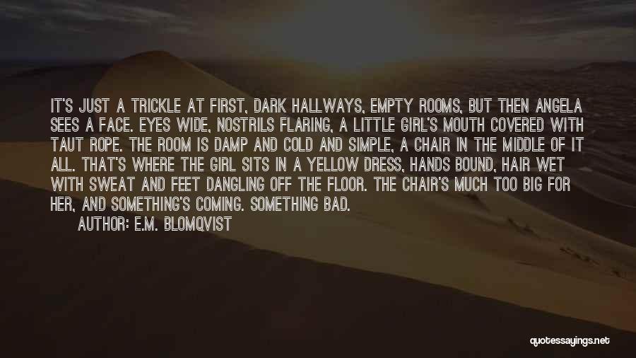 Eyes Of Girl Quotes By E.M. Blomqvist