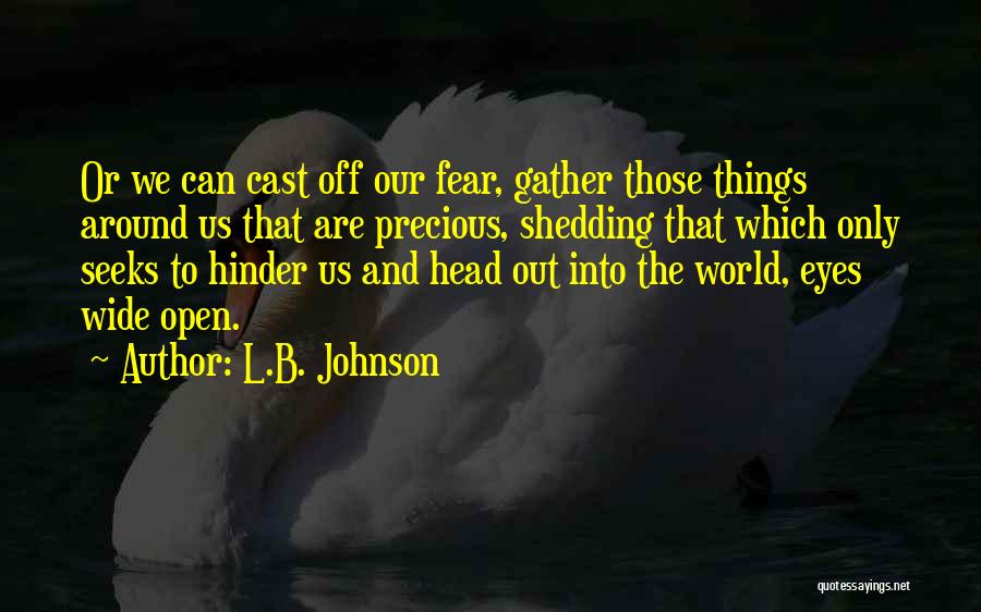 Eyes Open Wide Quotes By L.B. Johnson