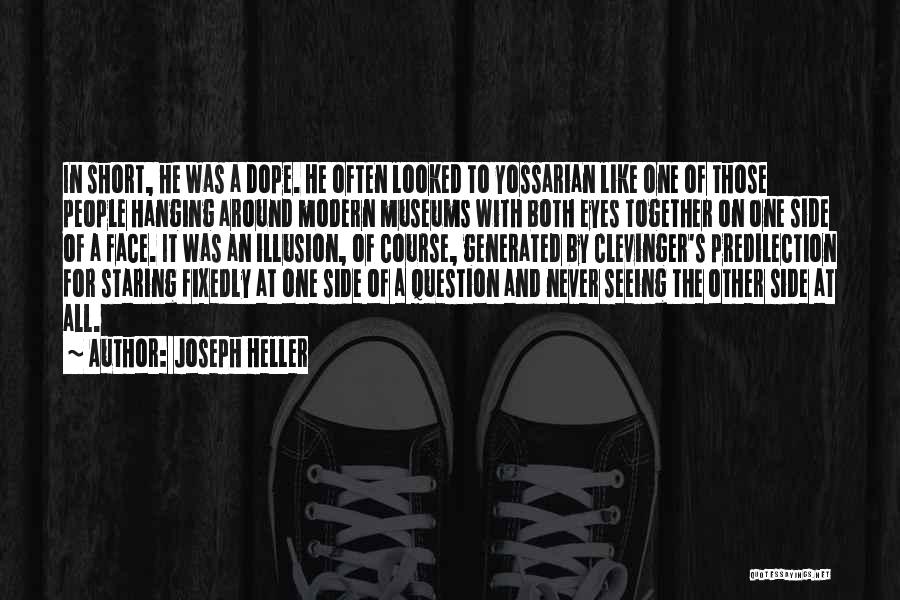 Eyes Saying It All Quotes By Joseph Heller