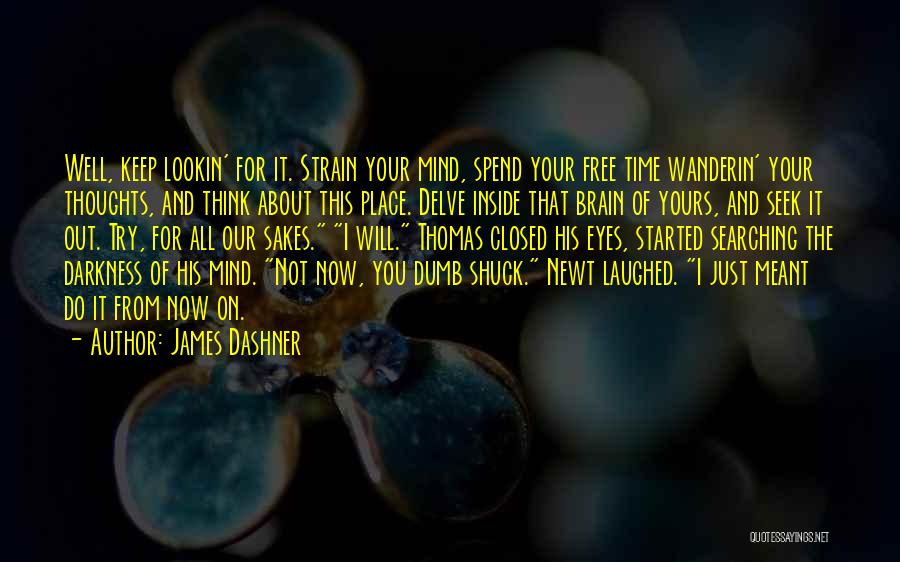 Eyes Searching For You Quotes By James Dashner