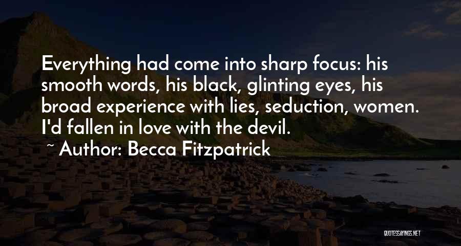 Eyes Seduction Quotes By Becca Fitzpatrick