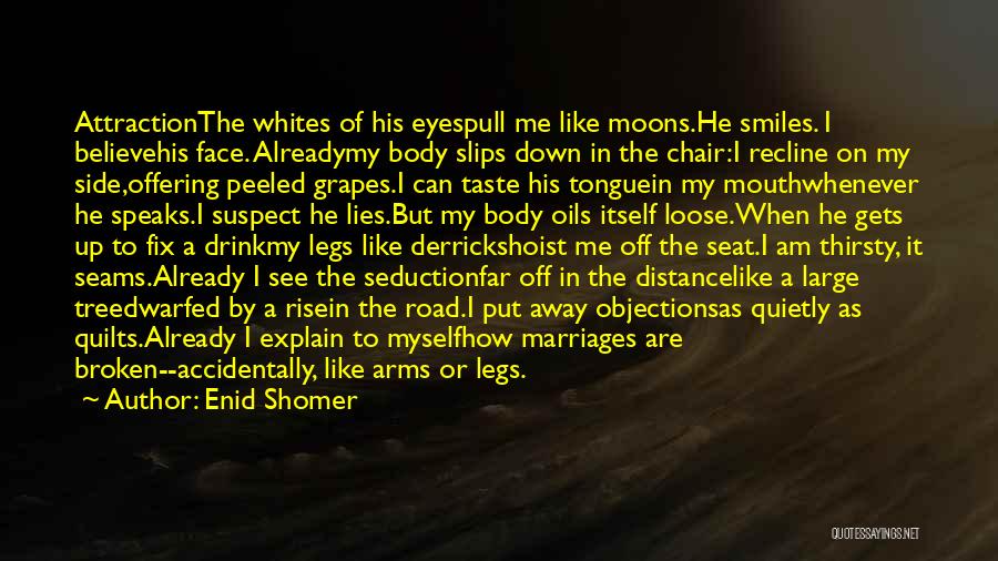 Eyes Seduction Quotes By Enid Shomer