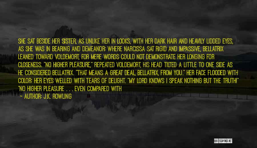Eyes Speak More Than Words Quotes By J.K. Rowling