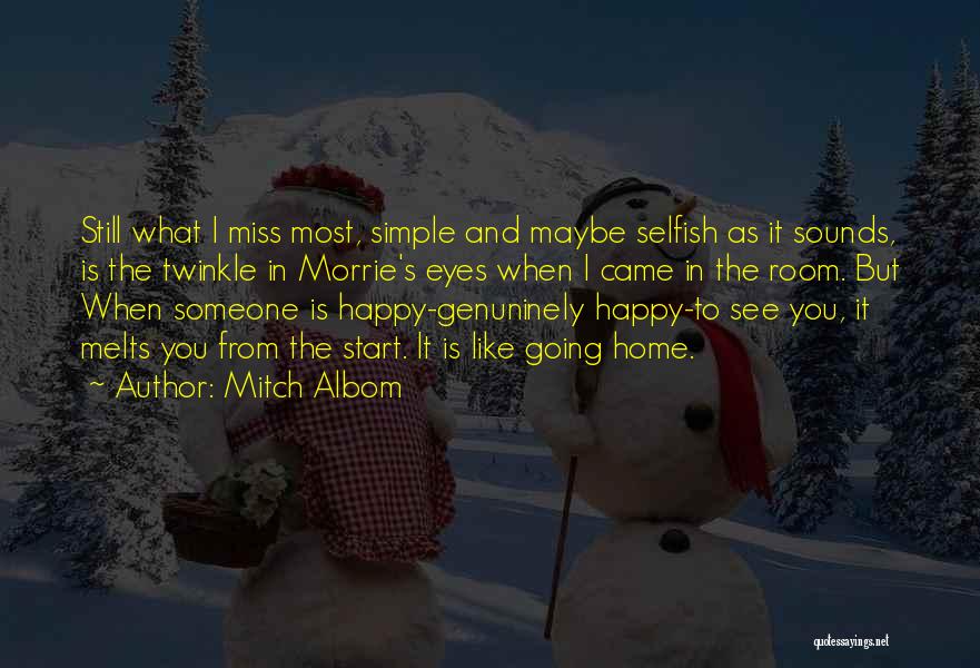 Eyes Twinkle Quotes By Mitch Albom