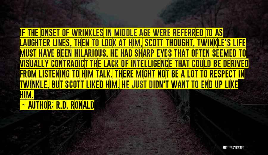 Eyes Twinkle Quotes By R.D. Ronald