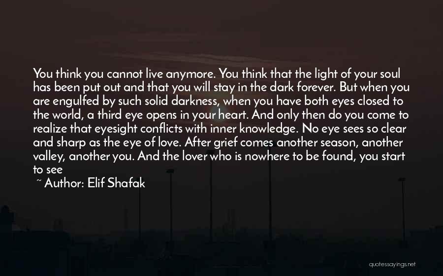 Eyesight Quotes By Elif Shafak