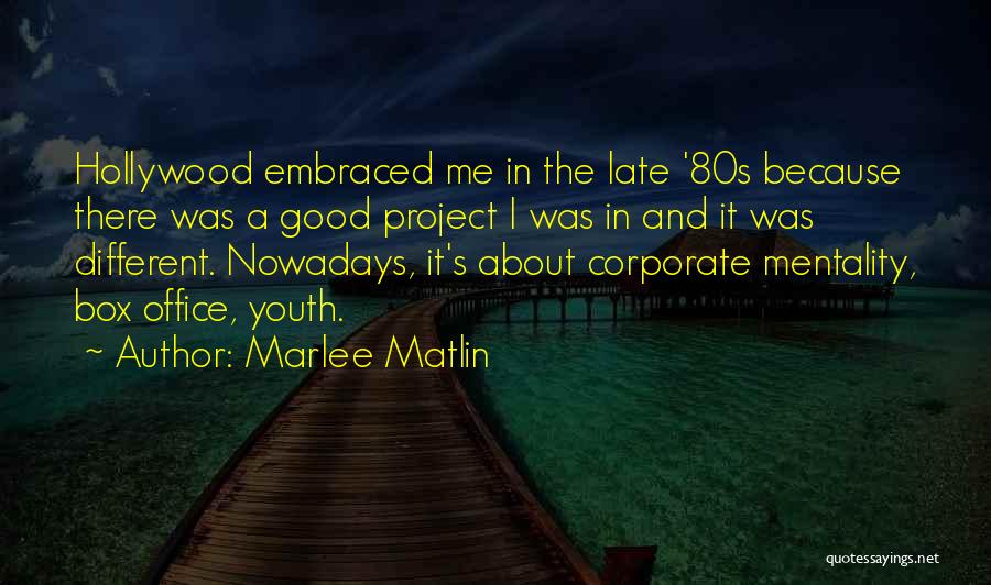 Eyewash Stations Quotes By Marlee Matlin