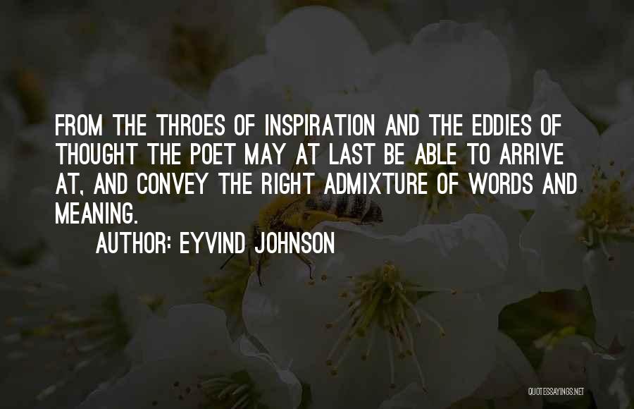 Eyvind Johnson Quotes 1510542