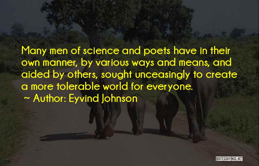 Eyvind Johnson Quotes 818339
