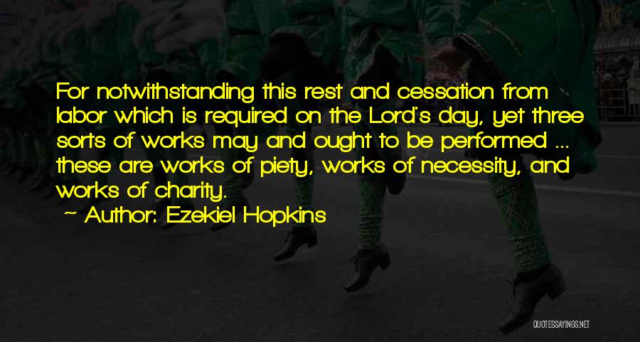 Ezekiel Hopkins Quotes 138967