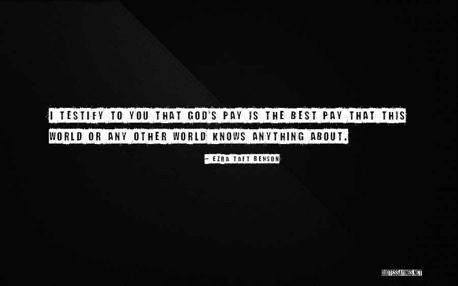 Ezra Quotes By Ezra Taft Benson Ezra Quotes By Ezra Taft Benson