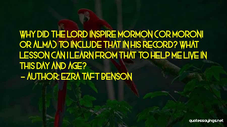 Ezra Taft Benson Quotes 628192