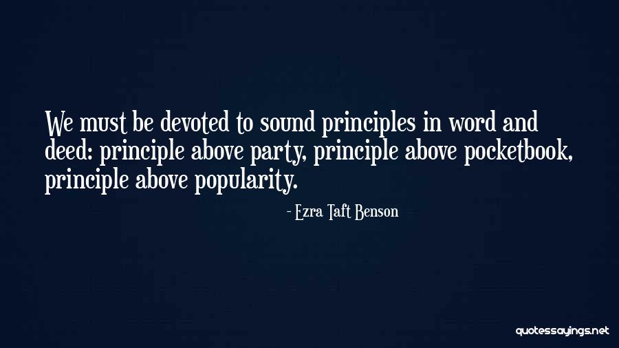 Ezra Taft Benson Quotes 686209