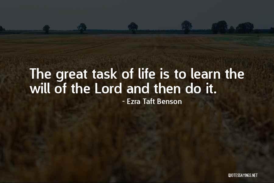Ezra Taft Quotes By Ezra Taft Benson Ezra Taft Quotes By Ezra Taft Benson