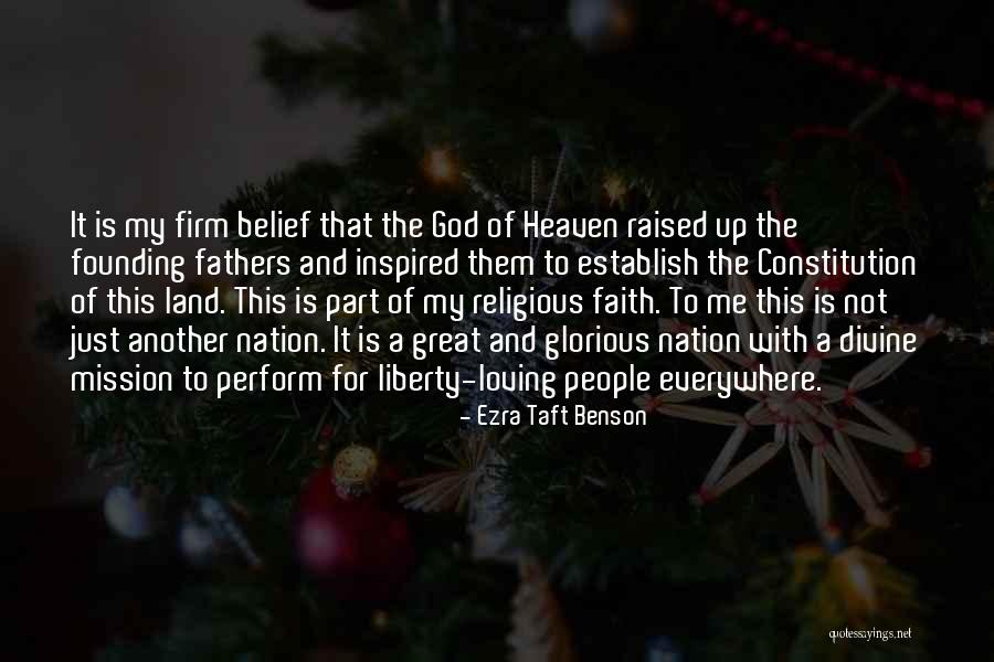 Ezra Taft Quotes By Ezra Taft Benson