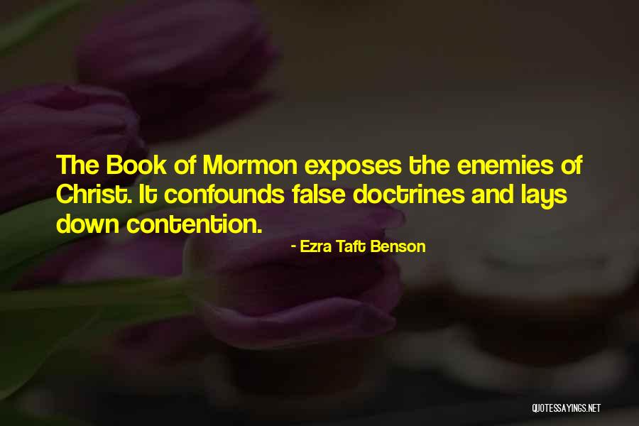 Ezra Taft Quotes By Ezra Taft Benson Ezra Taft Quotes By Ezra Taft Benson