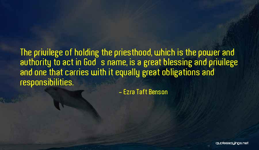 Ezra Taft Quotes By Ezra Taft Benson