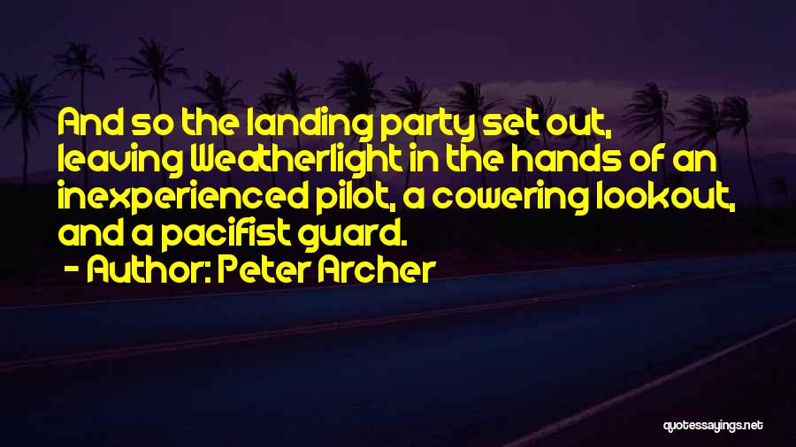 F-16 Pilot Quotes By Peter Archer