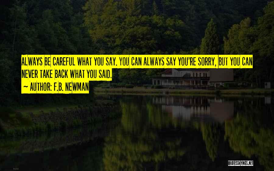 F.B. Newman Quotes 1051486