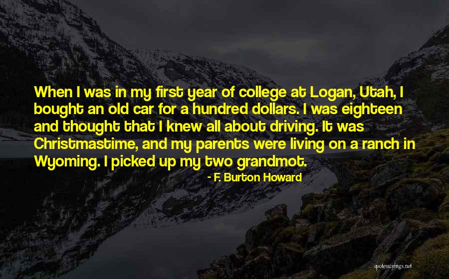 F. Burton Howard Quotes 1596513