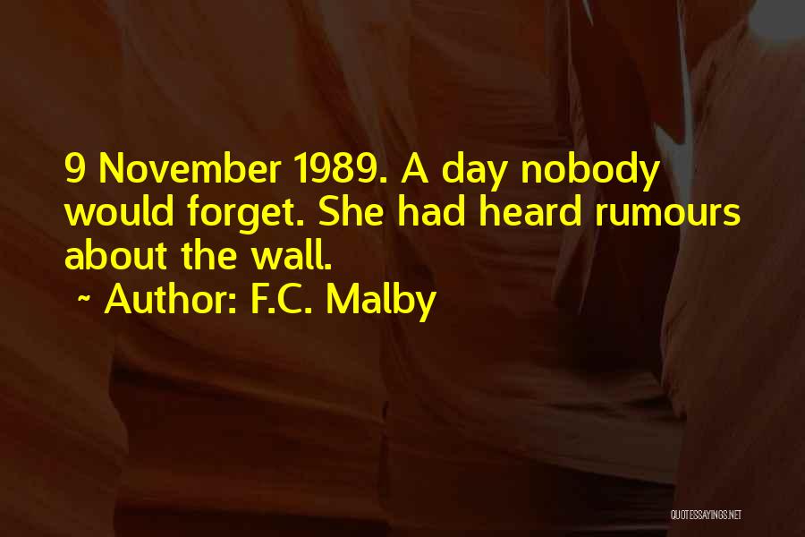 F.C. Malby Quotes 583494