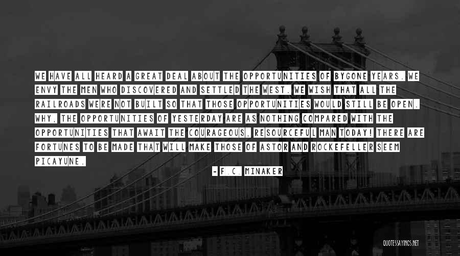 F.C. Minaker Quotes 141802