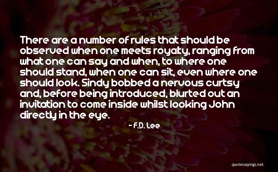 F.D. Lee Quotes 120760