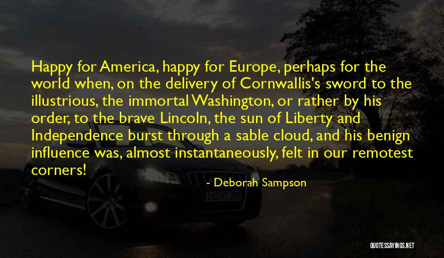 F D Sampson Quotes By Deborah Sampson F D Sampson Quotes By Deborah Sampson