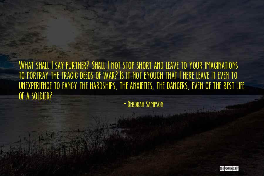 F D Sampson Quotes By Deborah Sampson F D Sampson Quotes By Deborah Sampson