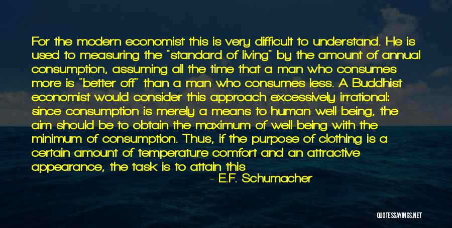 F.e.a.r Quotes By E.F. Schumacher