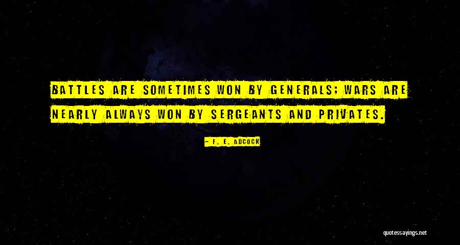 F. E. Adcock Quotes 1255997