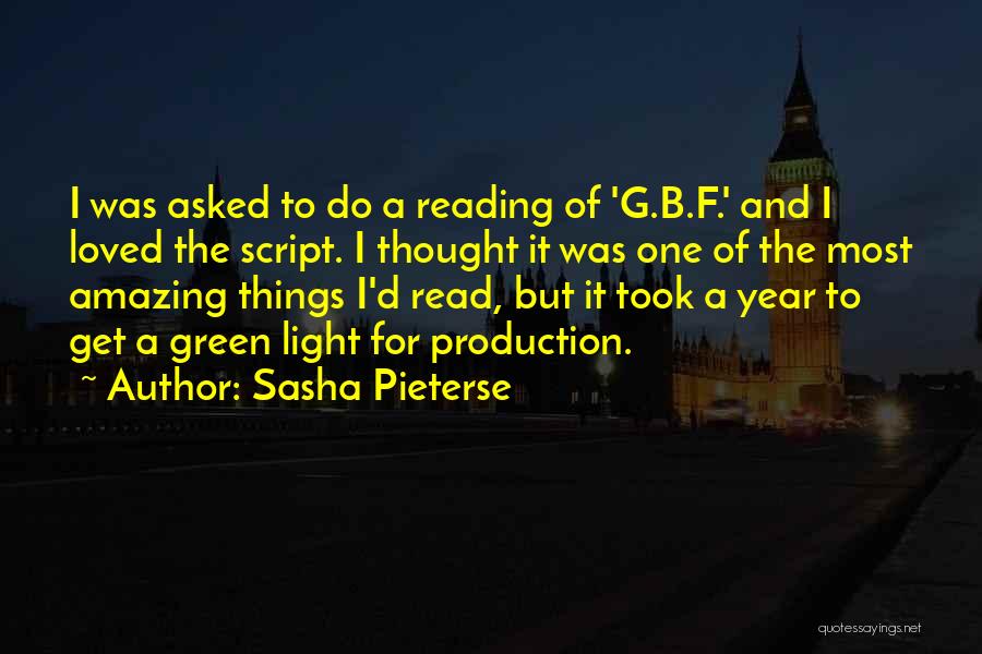 F G Quotes By Sasha Pieterse
