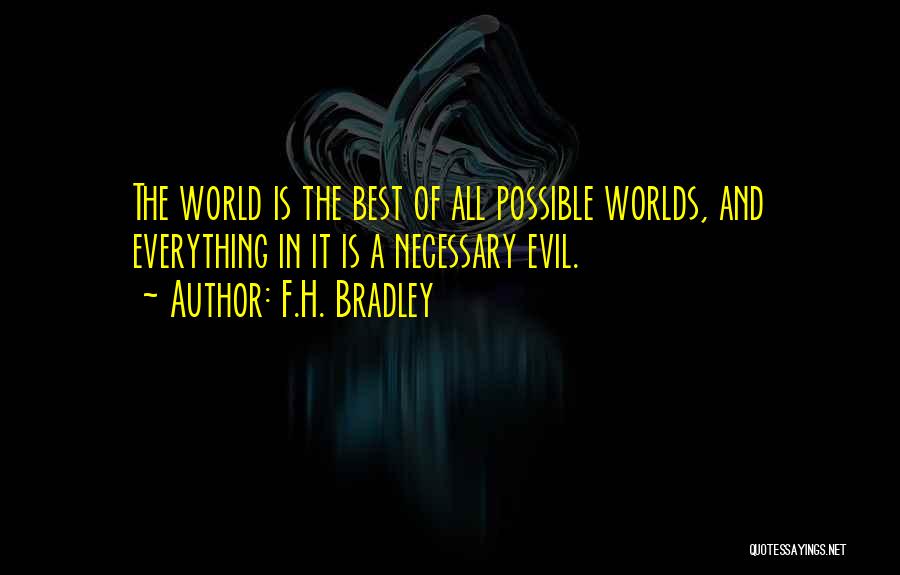 F.H. Bradley Quotes 458019