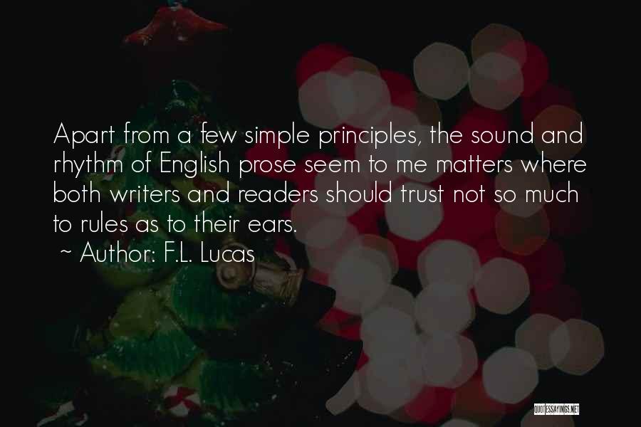 F.L. Lucas Quotes 827971