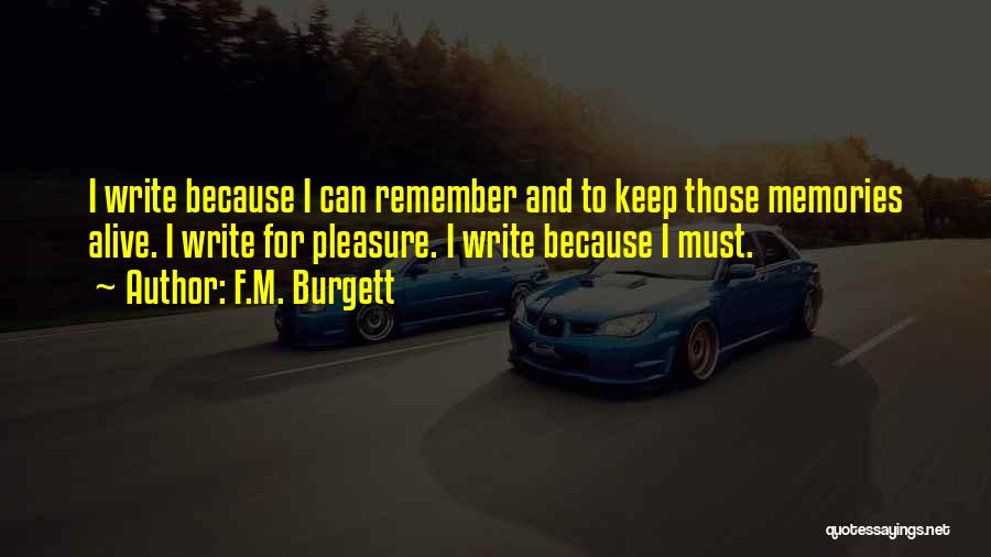 F.M. Burgett Quotes 1440627