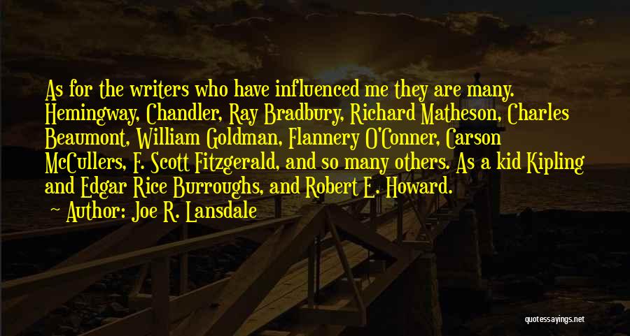 F&o Quotes By Joe R. Lansdale