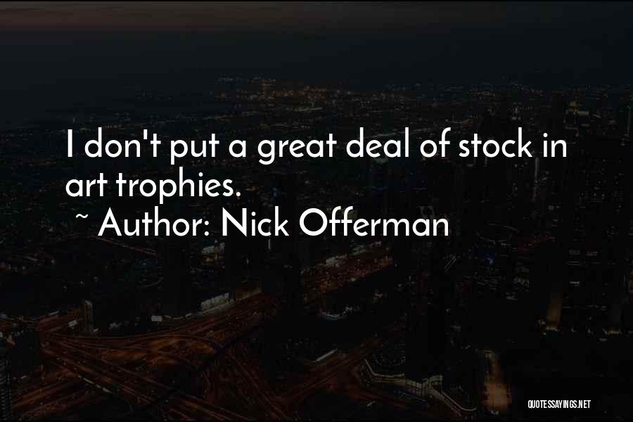 F&o Stock Quotes By Nick Offerman