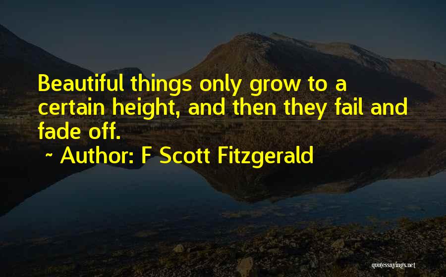 F Off Quotes By F Scott Fitzgerald