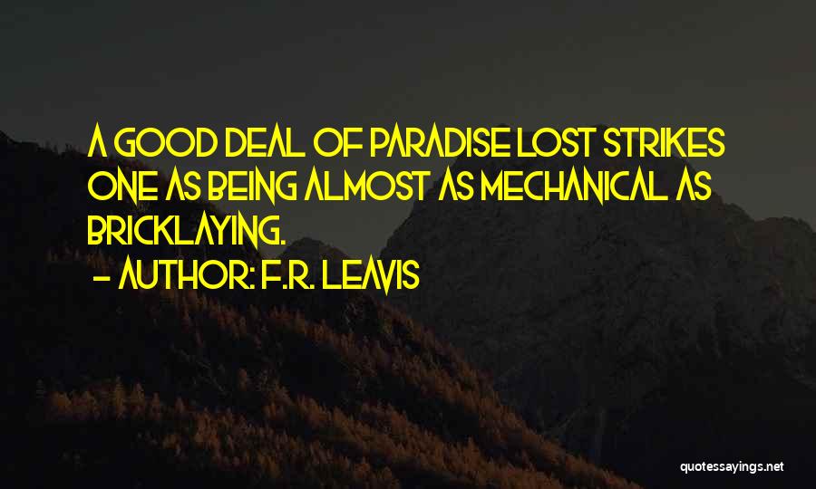 F.R. Leavis Quotes 1309499