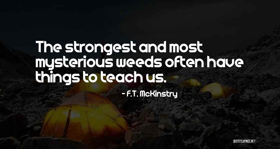 F.T. McKinstry Quotes 471862