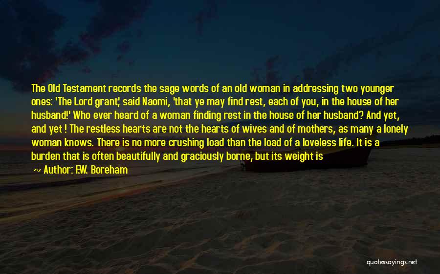 F.W. Boreham Quotes 837047