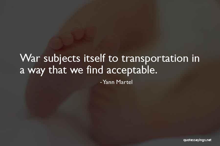 F W Transportation Quotes By Yann Martel F W Transportation Quotes By Yann Martel