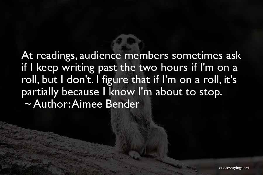 Fabietti Scholarship Quotes By Aimee Bender