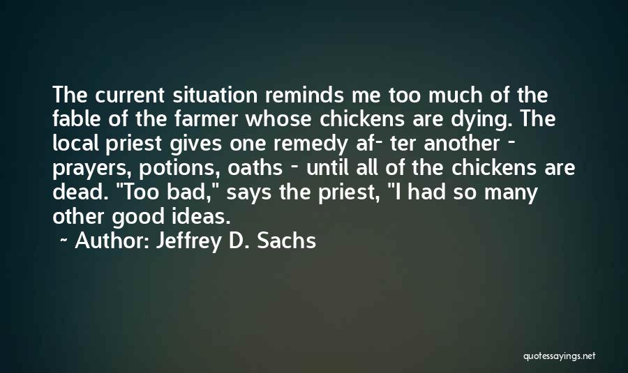 Fable Quotes By Jeffrey D. Sachs