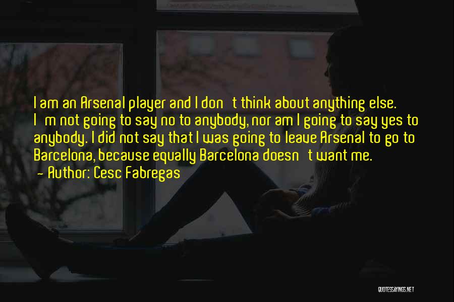 Fabregas Arsenal Quotes By Cesc Fabregas