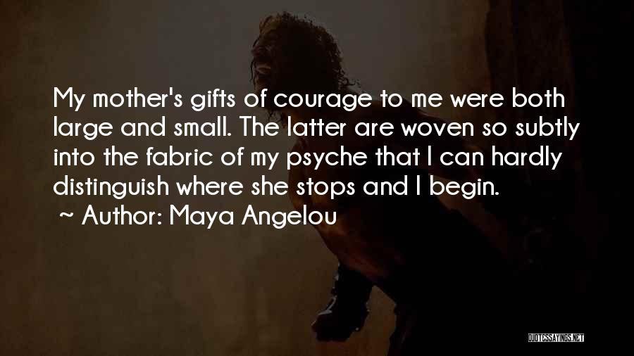 Fabric Inspirational Quotes By Maya Angelou